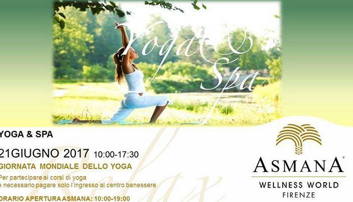 Evento Yoga day, giornata mondiale di yoga ad Asmana Wellness World Asmana Wellness World
