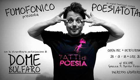 Evento Poesia totale // Fumofonico / Dome Bulfaro Volume