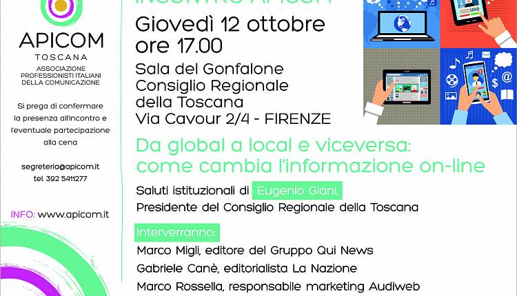 Evento Da Glocal a local e viceversa: come cambia l'informazione on line Palazzo Panciatichi 