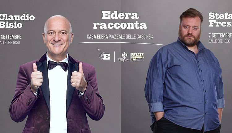 Evento Edera Racconta con Claudio Bisio e Stefano Fresi Parc Ex Scuderie Cascine Firenze