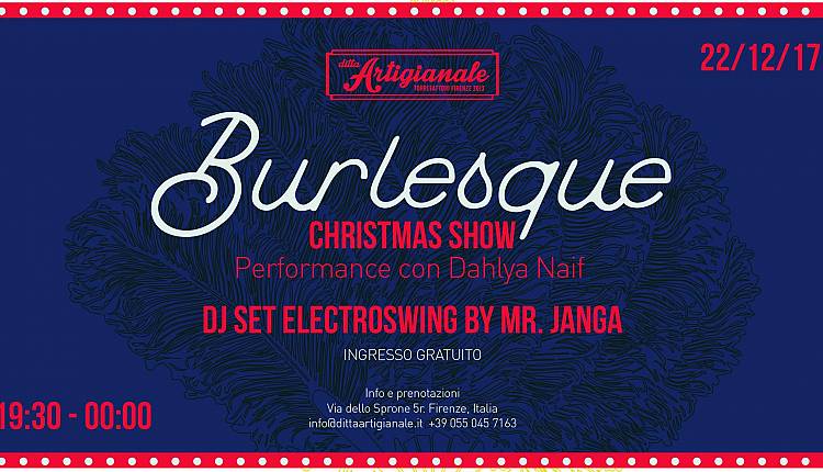 Evento Burlesque Christmas Party Ditta artigianale Oltrarno