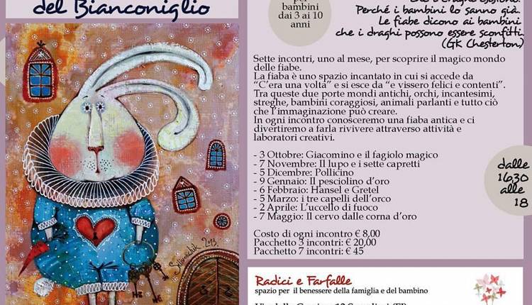 Evento La Fiaboteca del Bianconiglio Radici e Farfalle