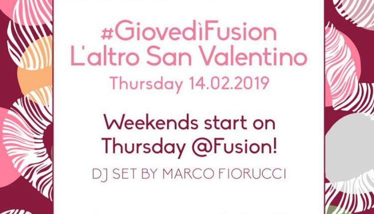 Evento L’ Altro San Valentino, Giovedì Fusion The Fusion Bar & Restaurant