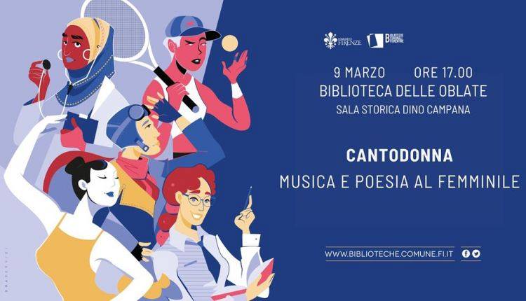 Evento Cantodonna, musica e poesia al femminile  Biblioteca delle Oblate