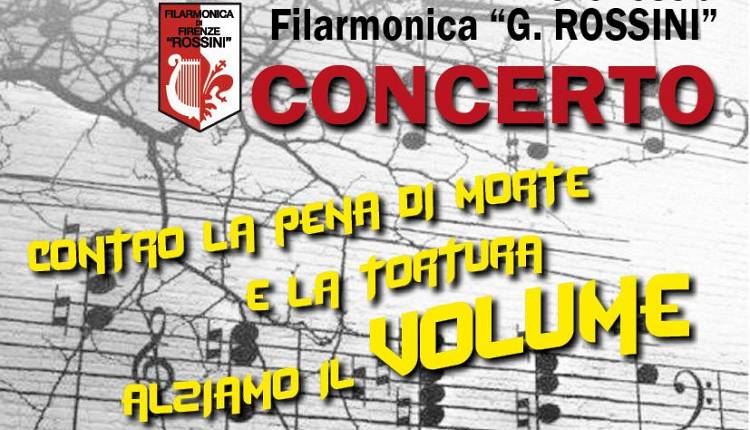 Evento Concerto della Filarmonica Rossini: musica per i diritti dell'uomo Teatro Le Laudi 