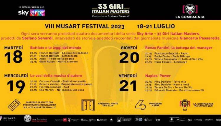 Evento 33 Giri Italian Masters Cinema La Compagnia