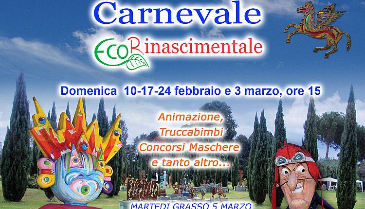 Evento Carnevale Ecorinascimentale 2019 Parco d’arte Pazzagli