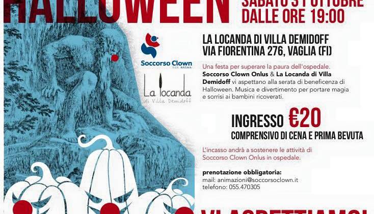 Evento Festa di Halloween La Locanda di Villa Demidoff