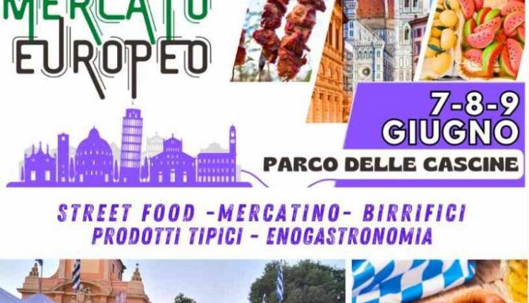 Evento Mercato Europeo. Shopping e street food Parco delle Cascine