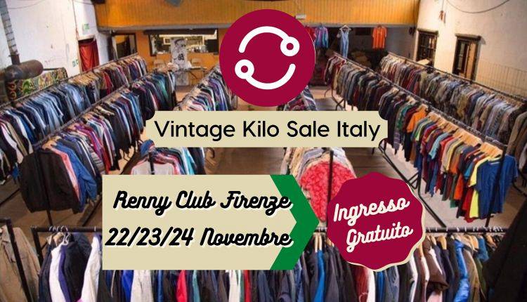 Evento Vintage Kilo Sale Renny Club Firenze