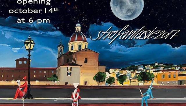 Evento Strafantasie 2017 - Mostra pittura Uliviero Ulivieri Enoteca Uva Nera