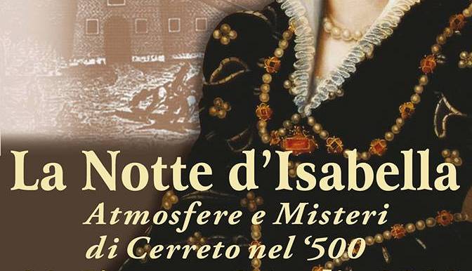 Evento La notte d'Isabella Cerreto Guidi