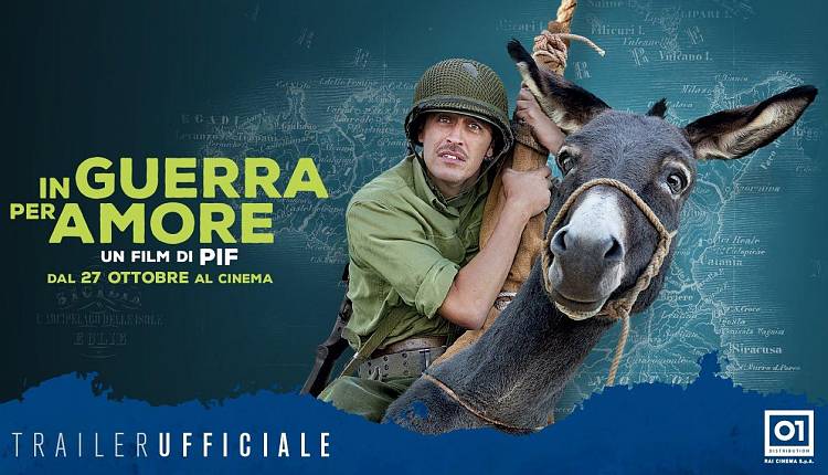 Evento Pif saluta il pubblico alla proiezione del film In guerra per amore Cinema Principe 