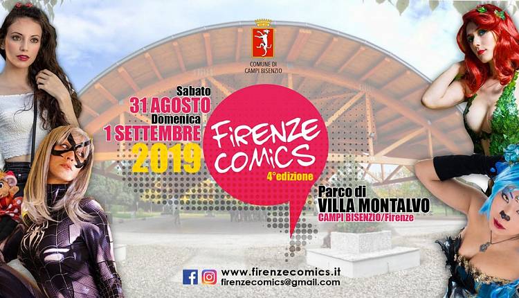 Evento Firenze Comics 4° edizione Fiera Internazionale Villa Montalvo