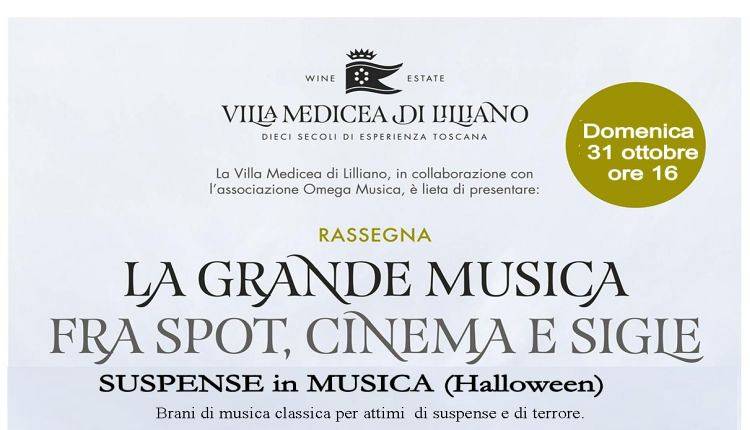 Evento Suspense in musica Villa Medicea di Lilliano Wine Estate