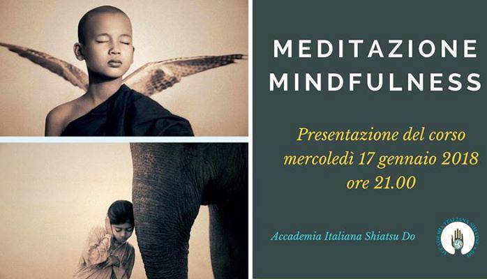Evento Presentazione corso di Meditazione Mindfulness Accademia Italiana Shiatsu-Do