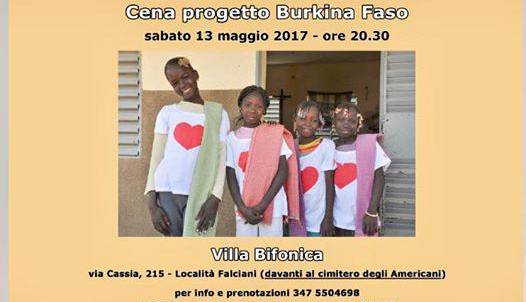 Evento Cena Progetto Burkina Faso Villa Bifonica
