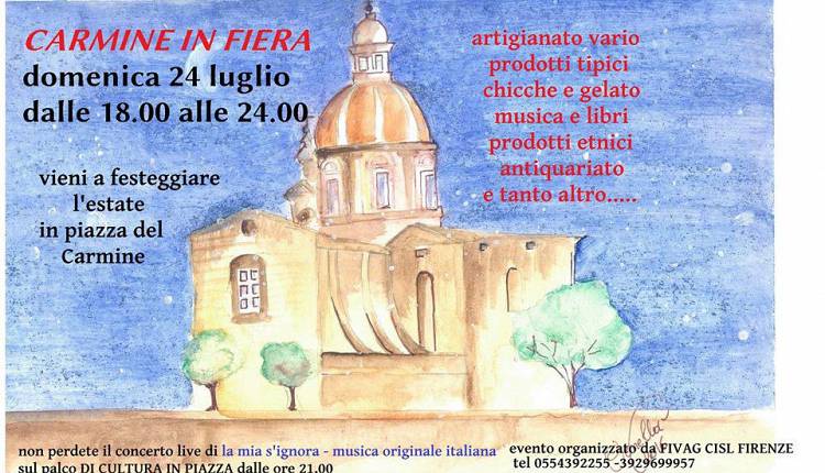 Evento Carmine in Fiera Piazza del Carmine