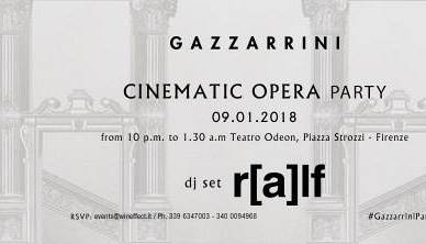 Evento Pitti Uomo - Gazzarrini Cinematic Opera Cinema Odeon