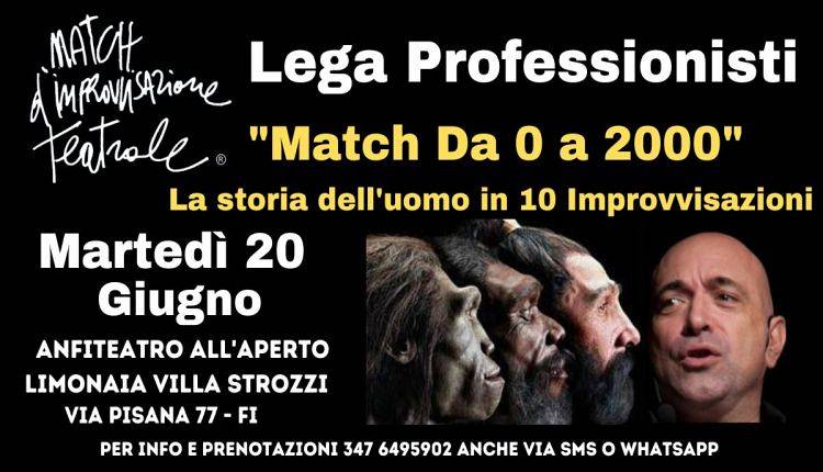 Evento Match di Improvvisazione Teatrale  Limonaia di Villa Strozzi