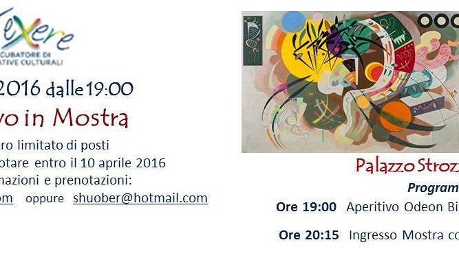 Evento  Aperitivo in Mostra - Da Kandinsky a Pollock Palazzo Strozzi