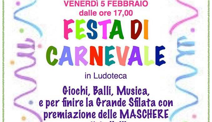 Evento Carnevale in Ludoteca Ludoteca Ludovico e Ludovica
