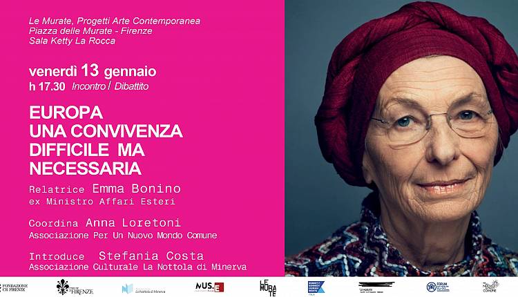 Evento Incontro con Emma Bonino Le Murate. Progetti Arte Contemporanea