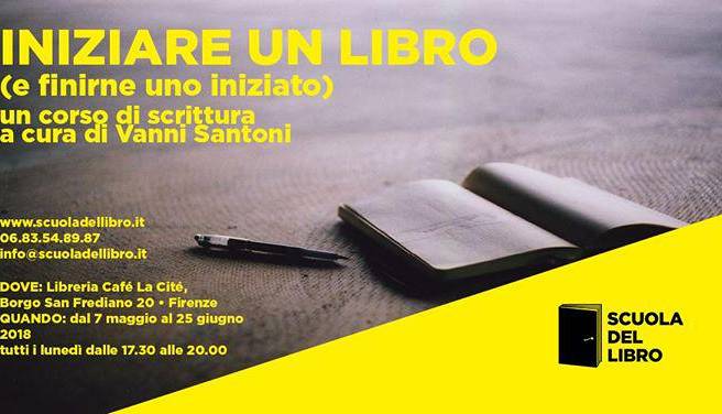 Evento Corso di scrittura con Vanni Santoni Libreria Cafè La Citè 