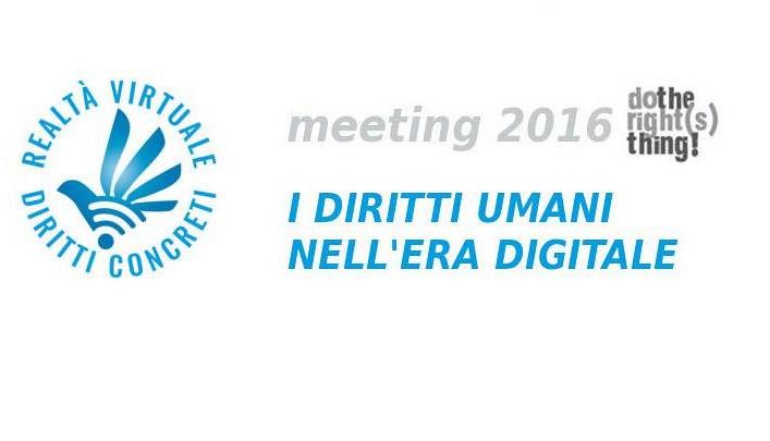 Evento XX Meeting sui diritti umani Nelson Mandela Forum