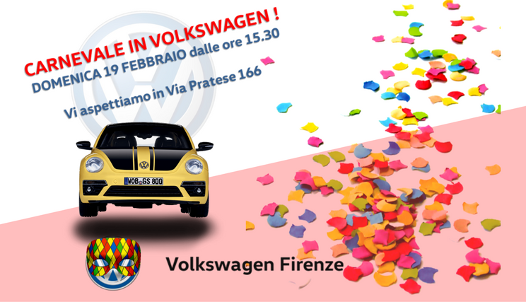 Evento Carnevale in Volkswagen Firenze Volkswagen Firenze