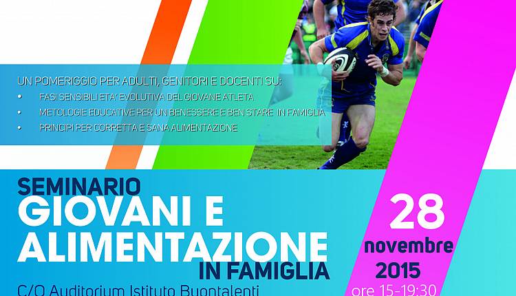 Evento Giovani e alimentazione in famiglia Istituto Buontalenti