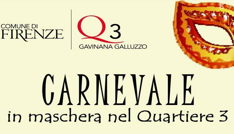 Evento Carnevale in maschera al Quartiere 3 Firenze città