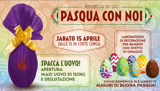 Evento Pasqua con noi Centro Commerciale I Gigli
