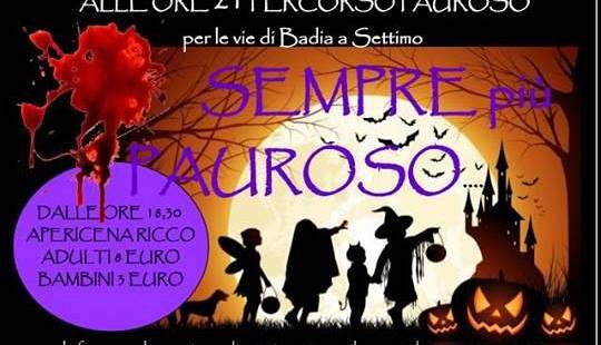 Evento Halloween a Badia a Settimo Casa del popolo Badia a Settimo