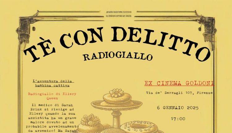 Evento Tè con delitto Goldoni Spazio Eventi